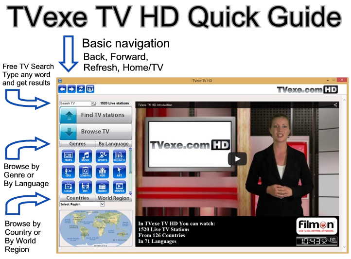 TVexe TV HD Quick Guide